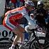 Frank Schleck pendant le championnat du monde sur route � Varese 2008